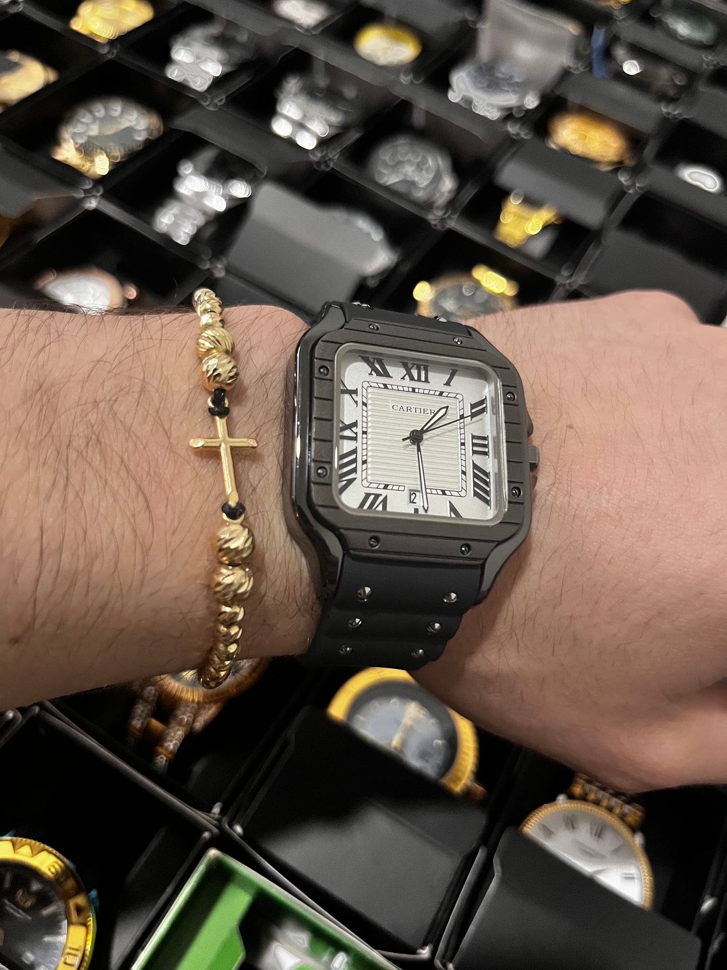 CRTR GOMA/NEGRO TABLERO/BLANCO BISEL/NEGRO