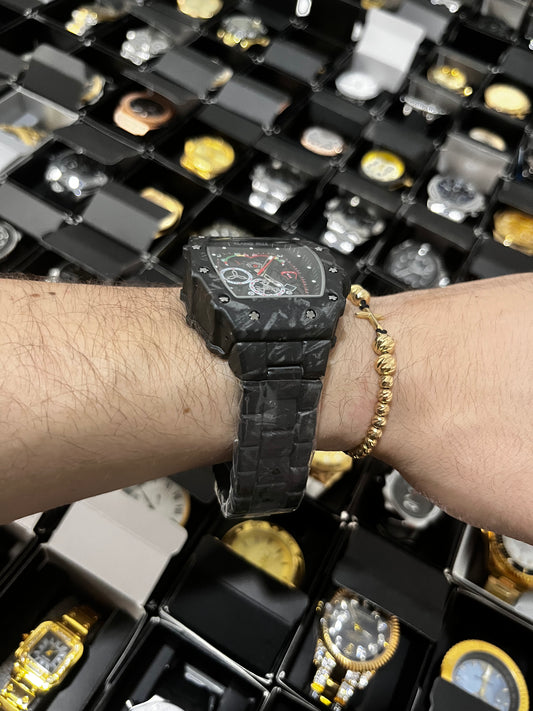 R. MILLE ACERO/NEGRO TABLERO ROJO/VERDE BISEL CAMUFLADO