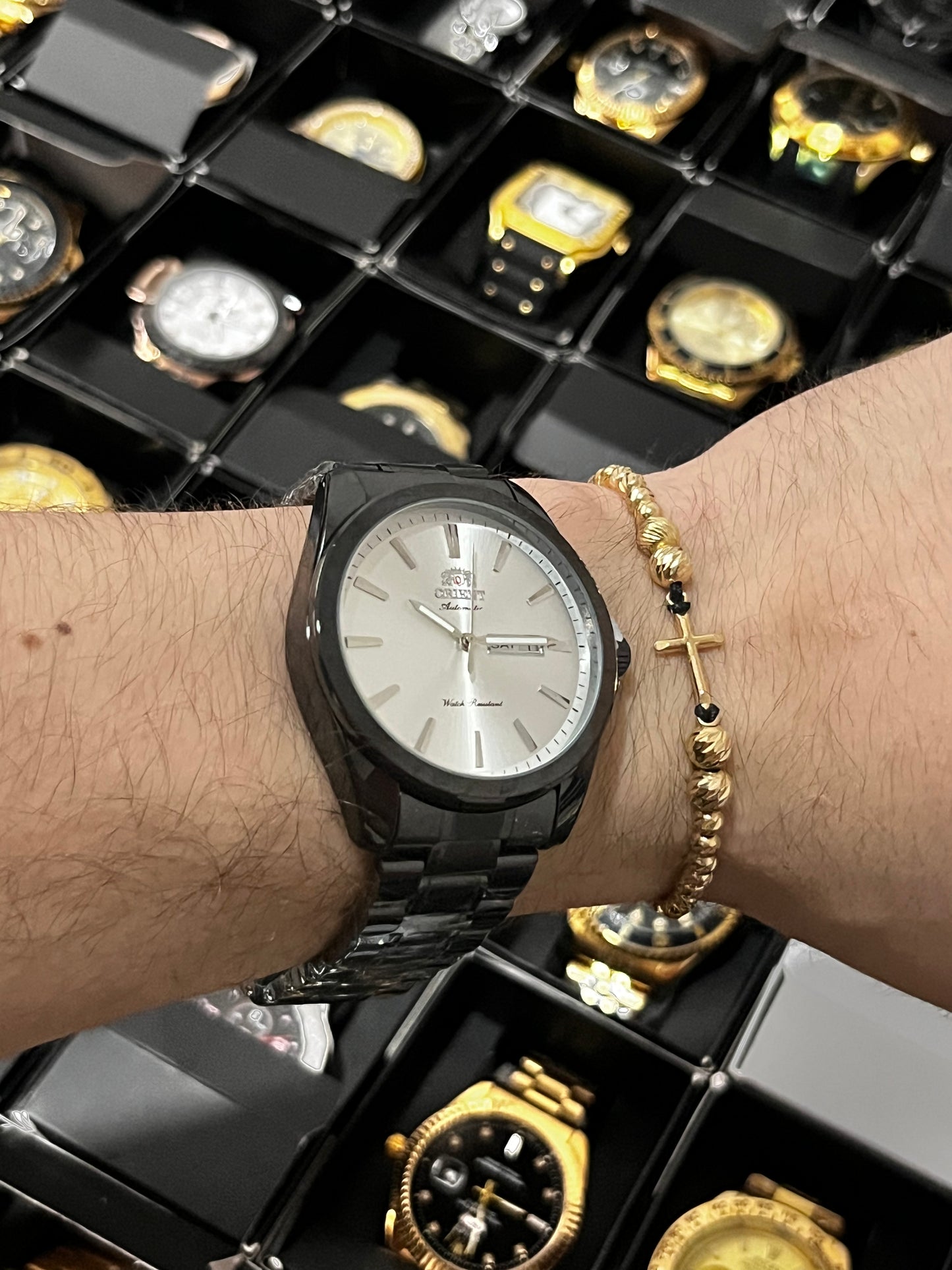 ORNT ACERO/NEGRO TABLERO/PLATEADO BISEL/NEGRO