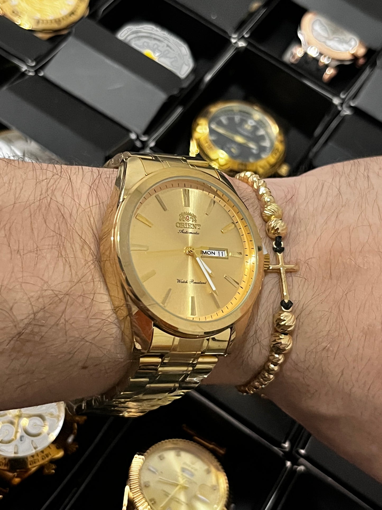 ORNT ACERO/DORADO TABLERO/DORADO BISEL/DORADO