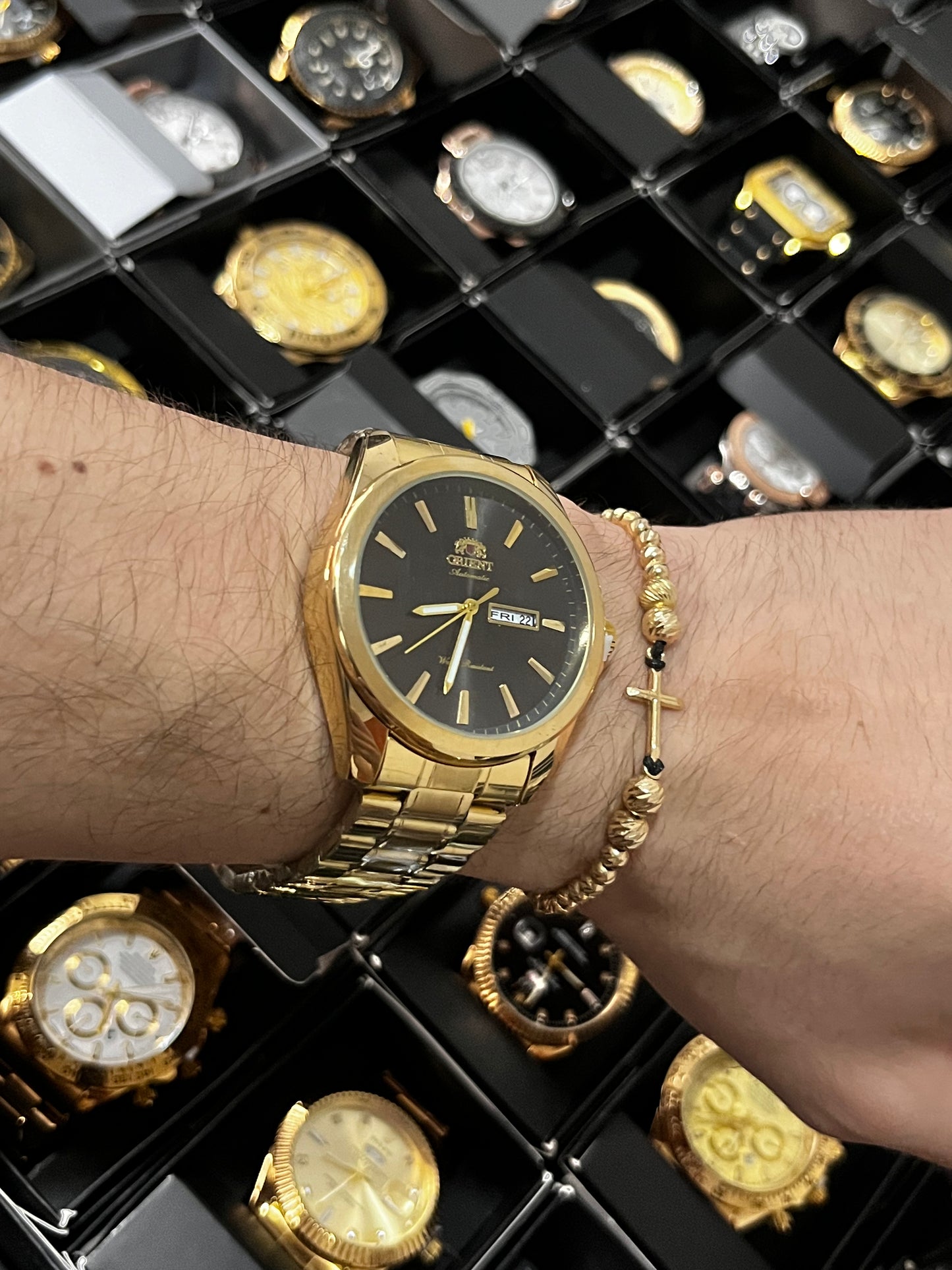 ORNT ACERO/DORADO TABLERO/NEGRO BISEL/DORADO