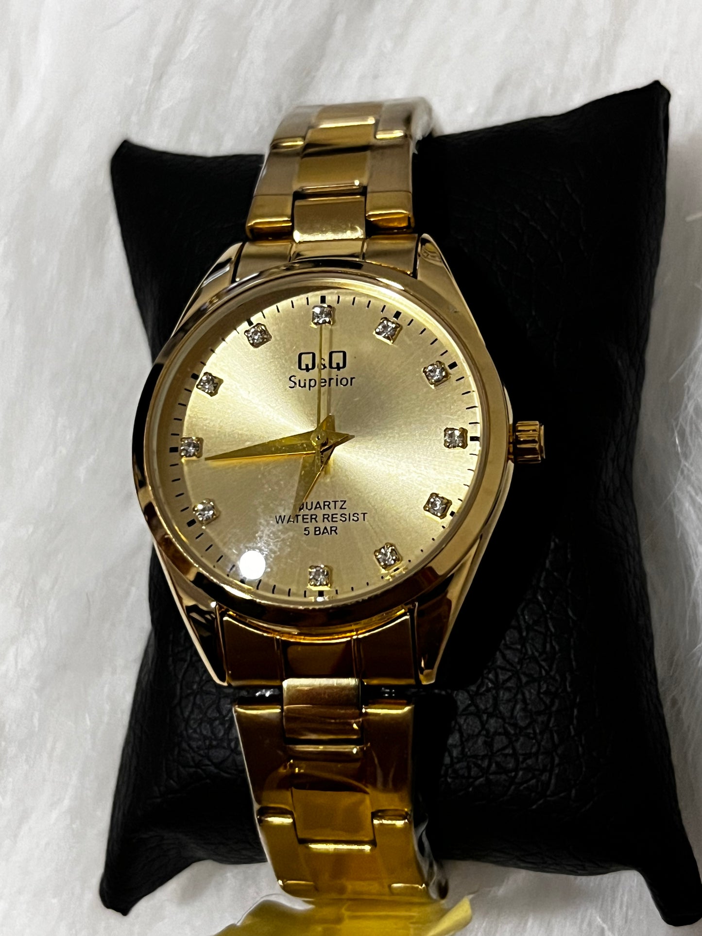 Q&Q DAMA ACERO/DORADO TABLERO/DORADO/CIRCONES BISEL/DORADO