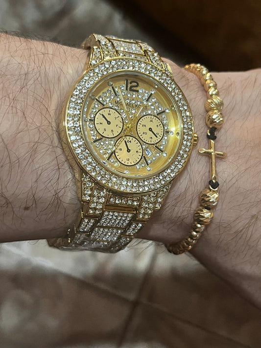 MCHL KORS CUBANO/ACERO/DORADO TABLERO/DORADO BISEL/DORADO