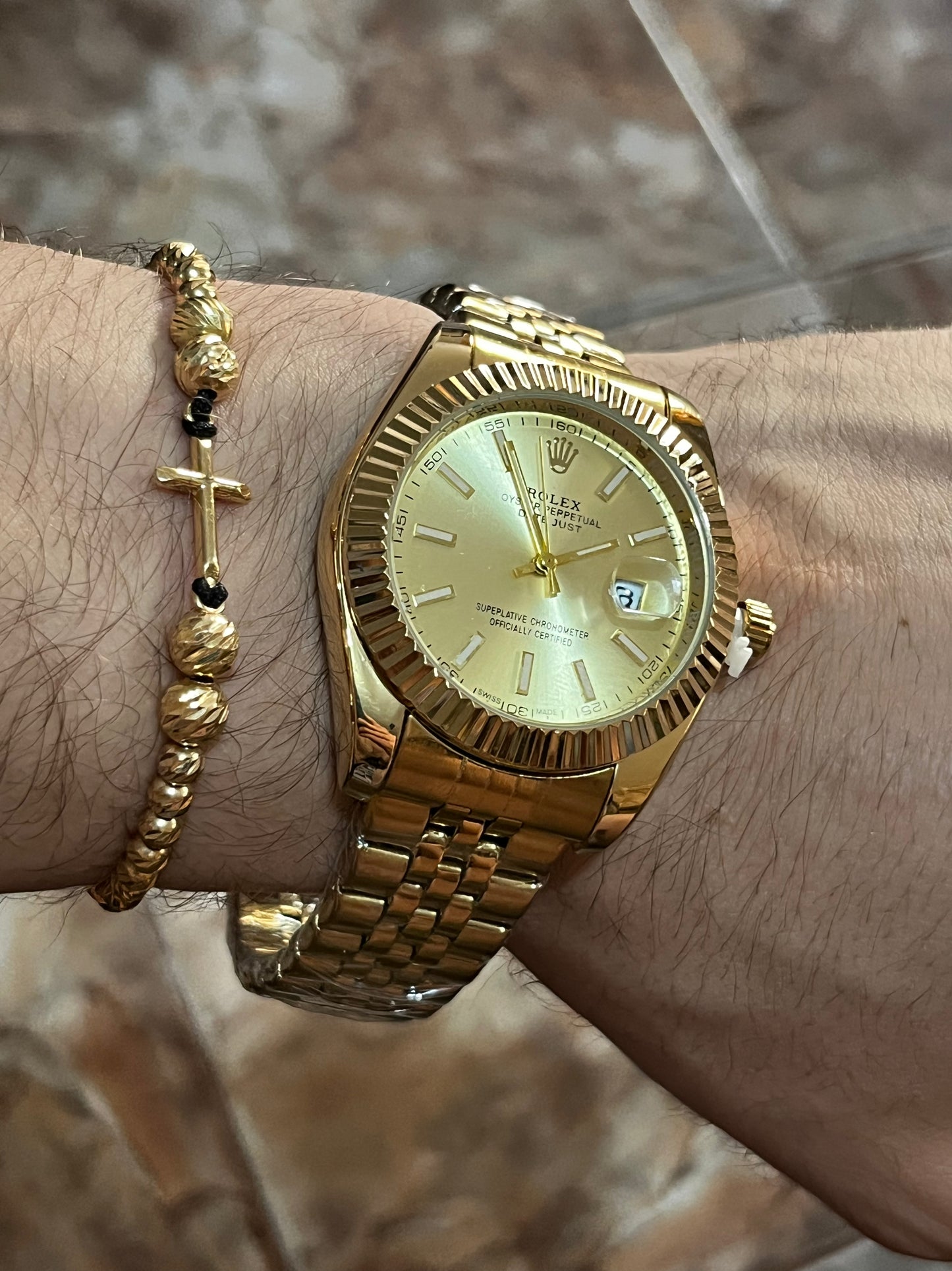 RX DTS ACERO/DORADO/TRENZADO TABLERO/DORADO BISEL DORADO