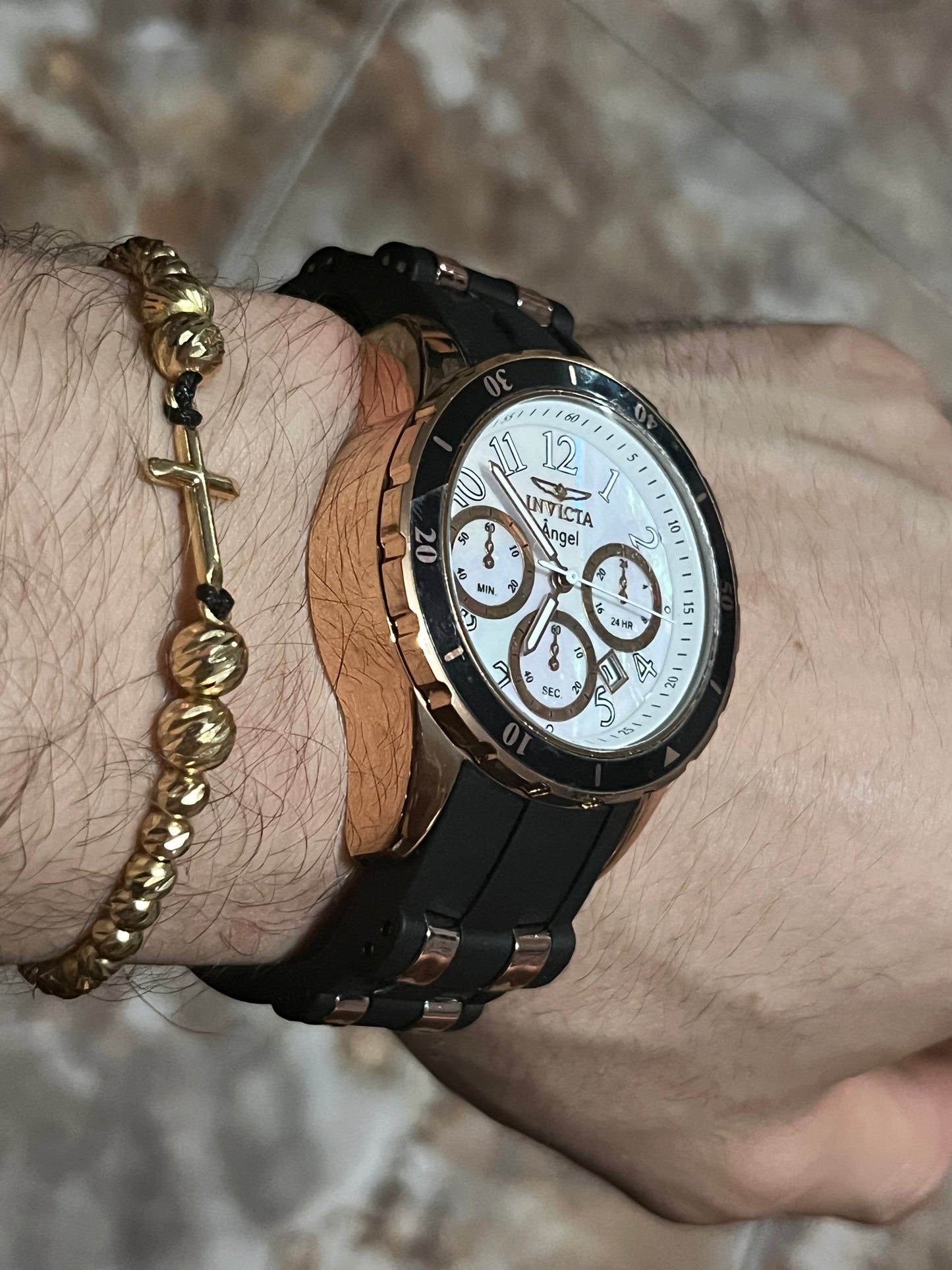 INVIC  GOMA/NEGRO TABLERO/BLANCO BISEL/NEGRO