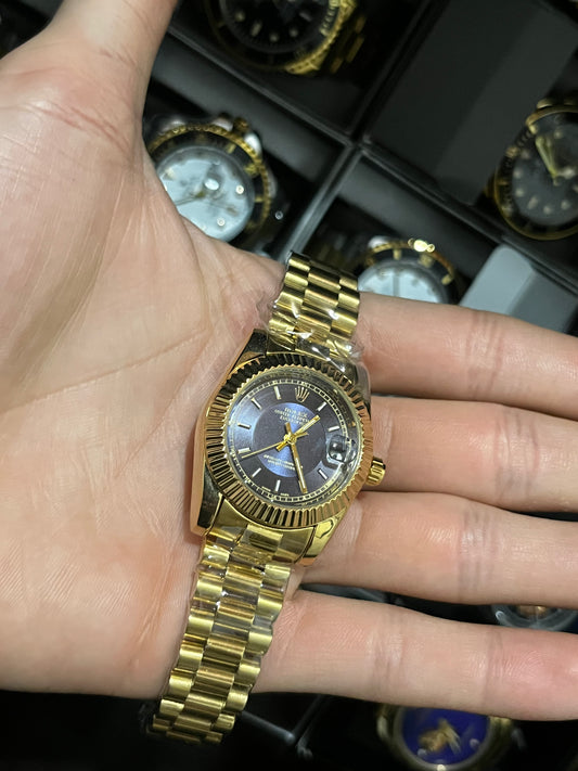 RX DAYJUST DAMA DORADO TABLERO PLATEADO