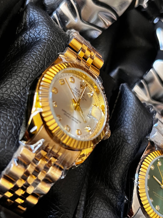 RX DAYJUST DAMA DORADO TABLERO PLATEADO