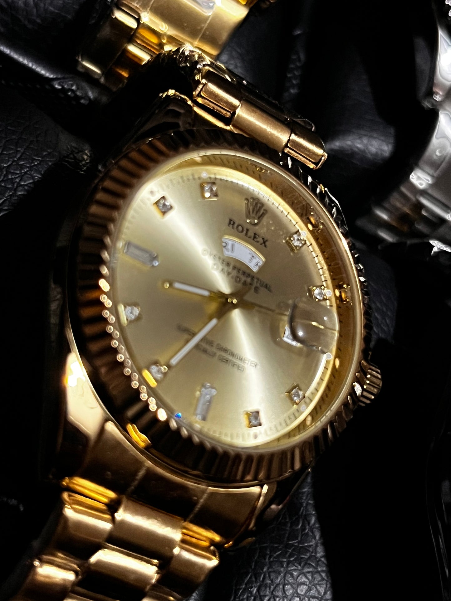 RX DAYDATE ACERO DORADO BISEL DORADO TABLERO DORADO