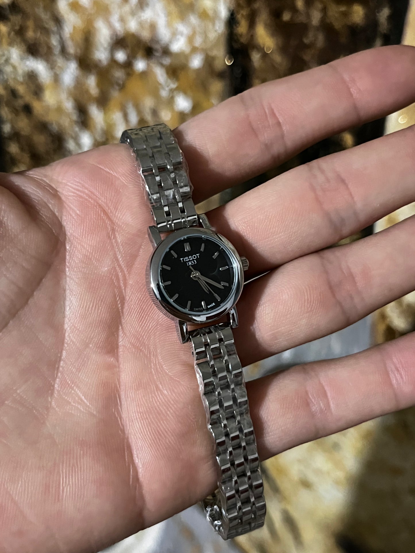 TSST DAMA ACERO PLATEADO TABLERO NEGRO BISEL PLATEADO