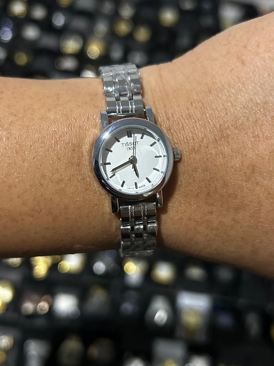 TSST DAMA ACERO PLATEADO TABLERO BLANCO BISEL PLATEADO